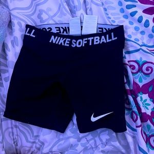 Nike softball sliding shorts